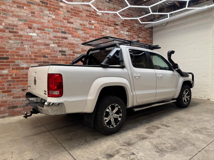 2014 Volkswagen Amarok TDI420 Highline 2H MY14 4X4 Constant Candy White