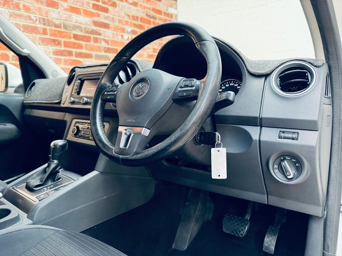 2014 Volkswagen Amarok TDI420 Highline 2H MY14 4X4 Constant Candy White