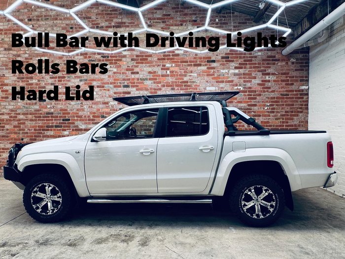 2014 Volkswagen Amarok TDI420 Highline 2H MY14 4X4 Constant Candy White