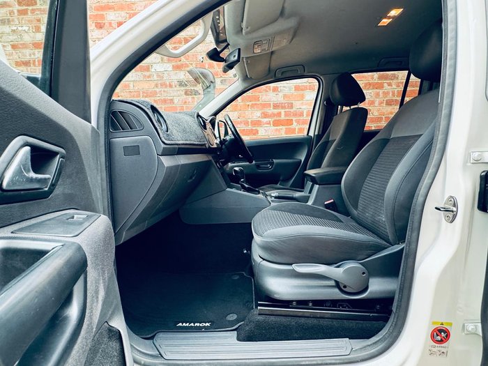 2014 Volkswagen Amarok TDI420 Highline 2H MY14 4X4 Constant Candy White