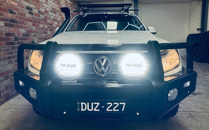 2014 Volkswagen Amarok TDI420 Highline 2H MY14 4X4 Constant Candy White