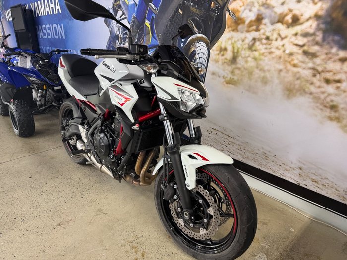 2022 Kawasaki Z650L (LAMS) WHITE