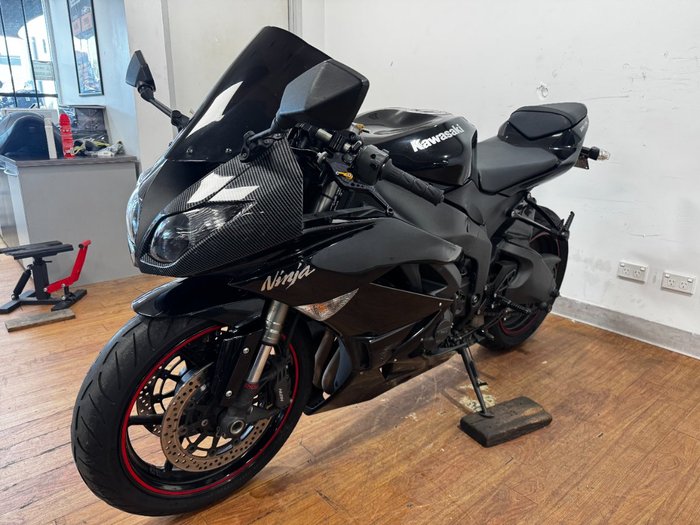 2008 Kawasaki ZX-6R (ZX636) NINJA Black