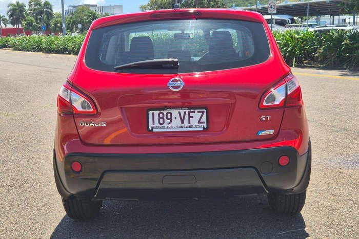 2010 Nissan Dualis ST J10 Series II MY10 Flame Red