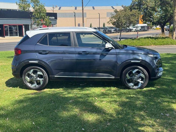 2019 Hyundai Venue Elite QX MY20 The Denim & Chalk White Roof