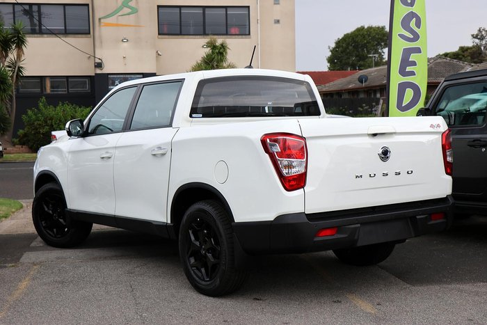 2024 SsangYong Musso Ultimate Q261 MY24 4X4 Dual Range White