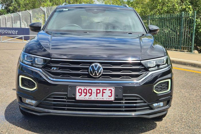 2021 Volkswagen T-Roc 140TSI Sport A11 MY21 Four Wheel Drive Deep Black Pearl