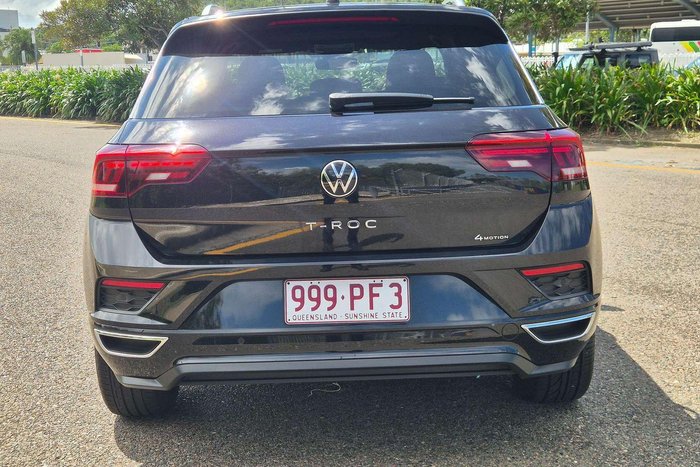 2021 Volkswagen T-Roc 140TSI Sport A11 MY21 Four Wheel Drive Deep Black Pearl