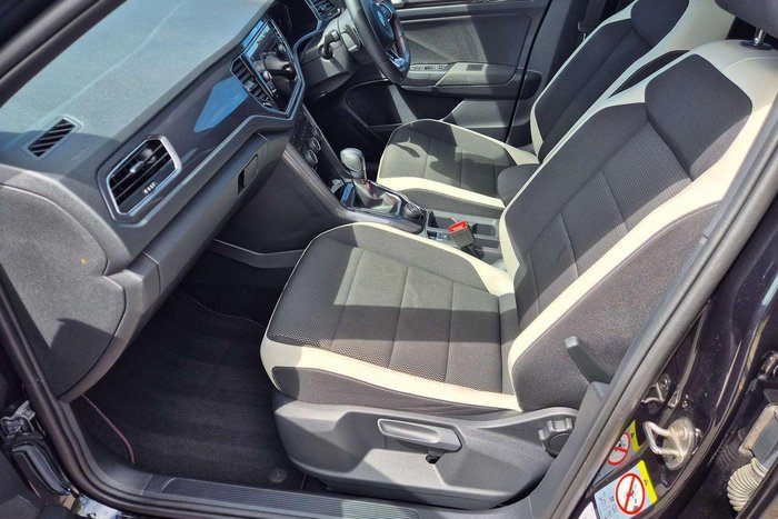 2021 Volkswagen T-Roc 140TSI Sport A11 MY21 Four Wheel Drive Deep Black Pearl