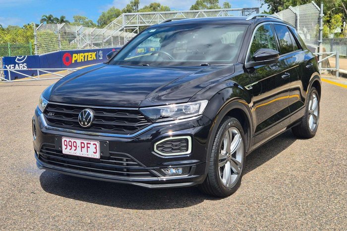 2021 Volkswagen T-Roc 140TSI Sport A11 MY21 Four Wheel Drive Deep Black Pearl