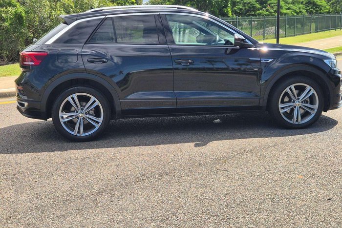 2021 Volkswagen T-Roc 140TSI Sport A11 MY21 Four Wheel Drive Deep Black Pearl