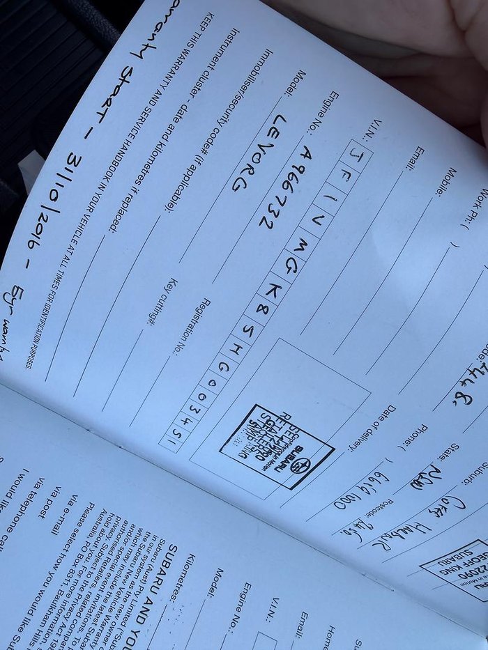 2016 Subaru Levorg 2.0 GT-S