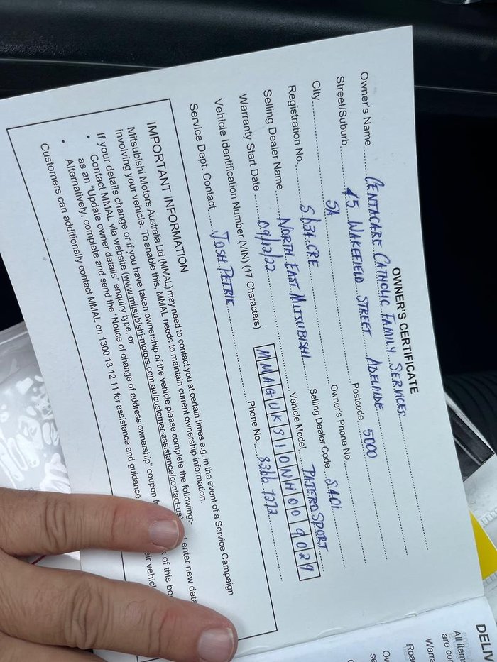 2022 Mitsubishi Pajero Sport GLS