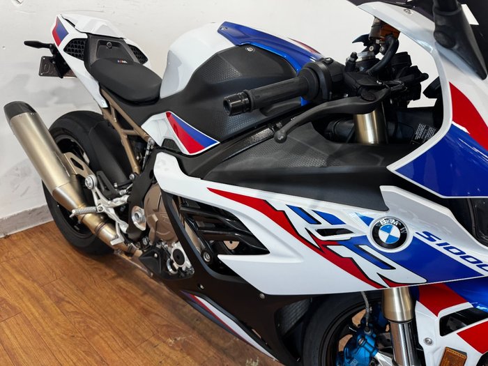 2022 BMW Motorrad S 1000 RR M SPORT LIGHT WHITE UNI/RACINGBLUE MET/RACI