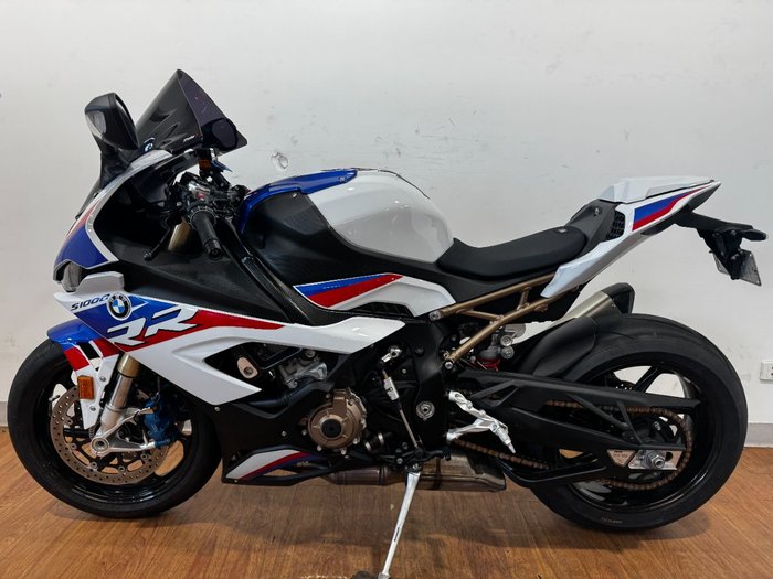 2022 BMW Motorrad S 1000 RR M SPORT LIGHT WHITE UNI/RACINGBLUE MET/RACI
