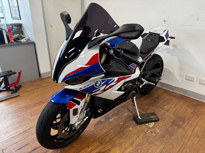 2022 BMW Motorrad S 1000 RR M SPORT LIGHT WHITE UNI/RACINGBLUE MET/RACI