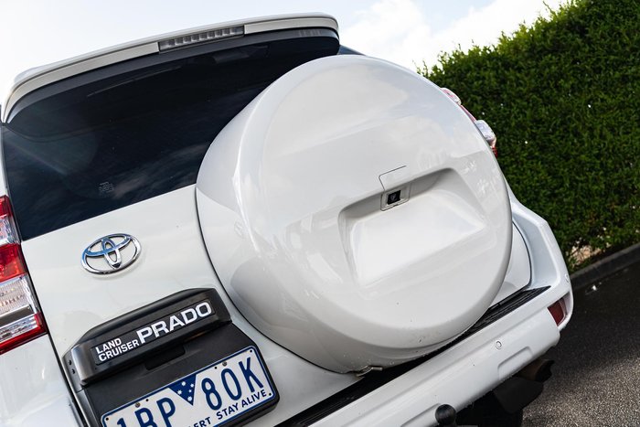 2014 Toyota Landcruiser Prado GXL KDJ150R MY14 4X4 Dual Range Glacier White