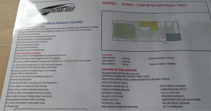 2026 Goldstream Rhino 1760 Series