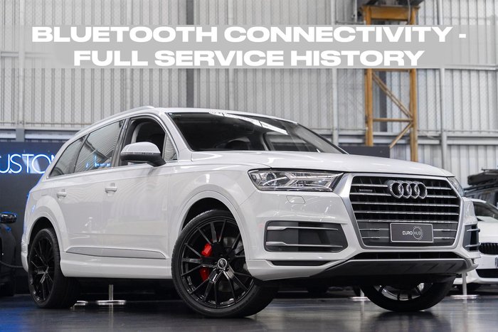 2019 Audi Q7 45 TDI 4M MY19 Four Wheel Drive Glacier White