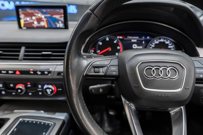 2019 Audi Q7 45 TDI 4M MY19 Four Wheel Drive Glacier White