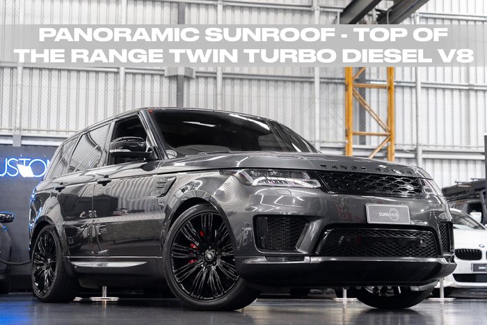 2019 Land Rover Range Rover Sport SDV8 HSE L494 MY19.5 4X4 Dual Range Grey