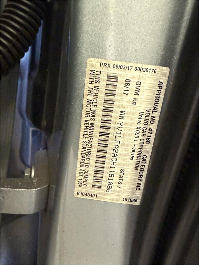 2017 Volvo XC90 T6 Inscription