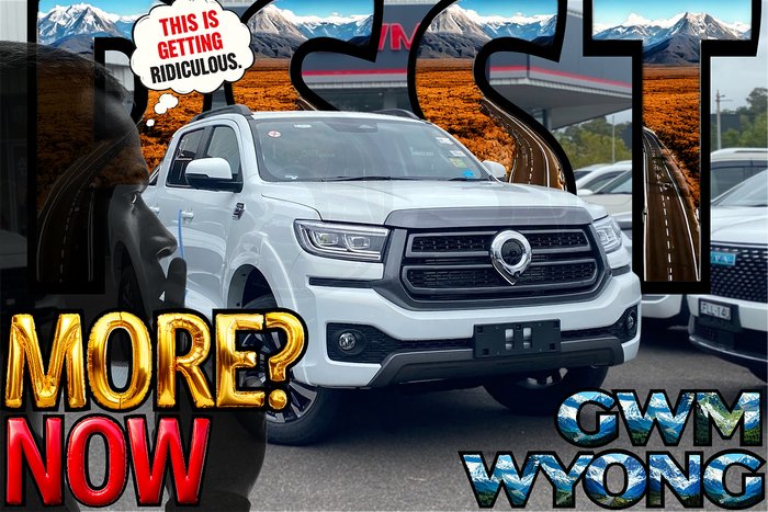 2025 GWM Ute Pearl White (9F01)