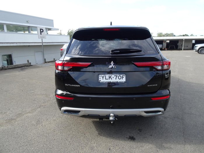 2022 Mitsubishi Outlander Exceed Tourer ZM MY22.5 AWD Black Diamond with Deep Bronze Roof