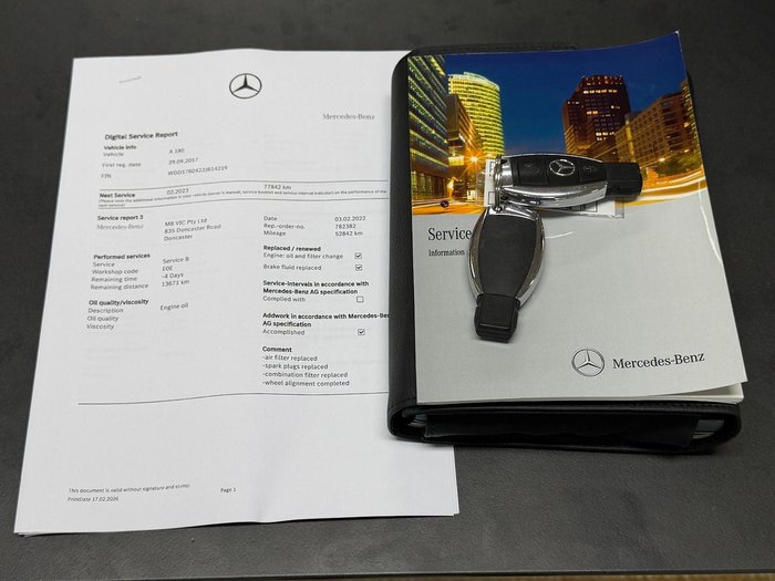 2017 Mercedes-Benz A-Class A180 W176 Polar Silver