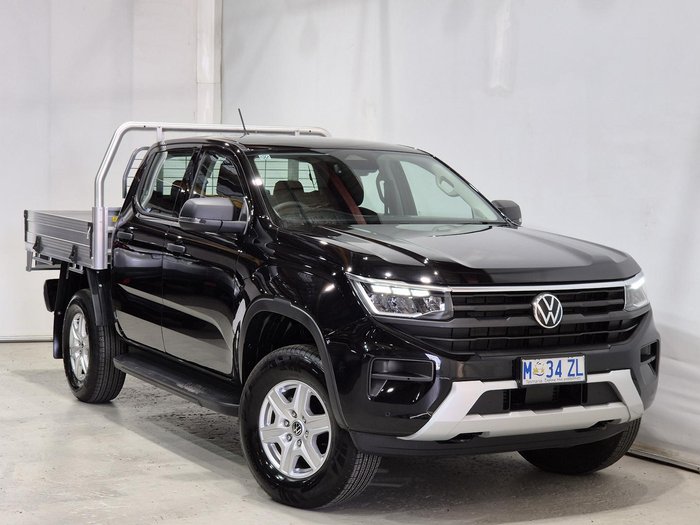 2023 Volkswagen Amarok TDI405 Core NF MY23 4X4 Dual Range Midnight Black