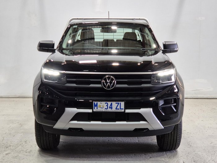 2023 Volkswagen Amarok TDI405 Core NF MY23 4X4 Dual Range Midnight Black