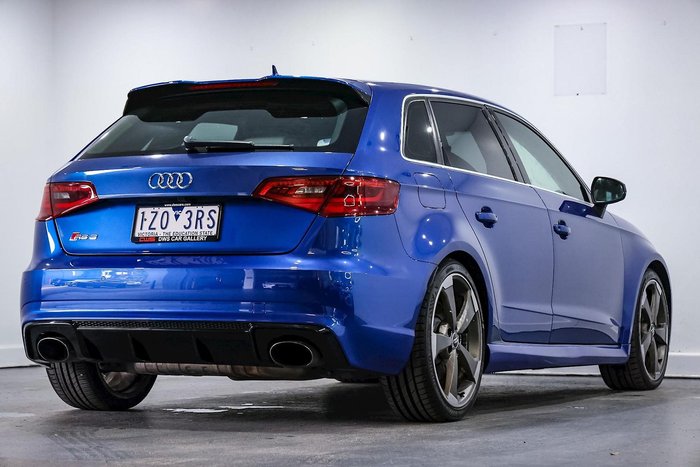 2016 Audi RS3 8V MY16 Four Wheel Drive Sepang Blue