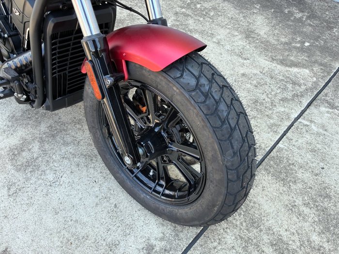 2025 Indian 2025 Indian 1250CC Scout Bobber Limited + Tech Sunset Red Smoke