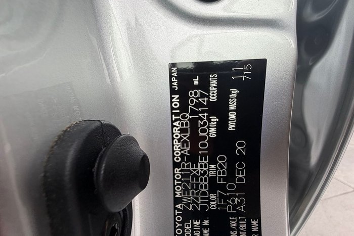 2020 Toyota Corolla Ascent Sport Hybrid