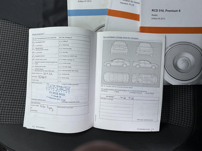 2013 Volkswagen Beetle 1L MY13 Tornado Red