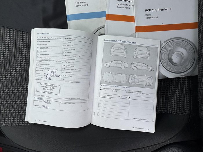 2013 Volkswagen Beetle 1L MY13 Tornado Red