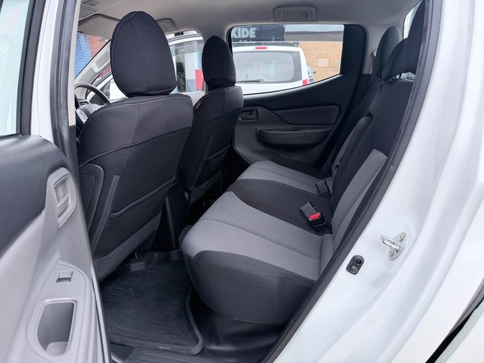 2018 Mitsubishi Triton GLX MQ MY18 4X4 Dual Range White