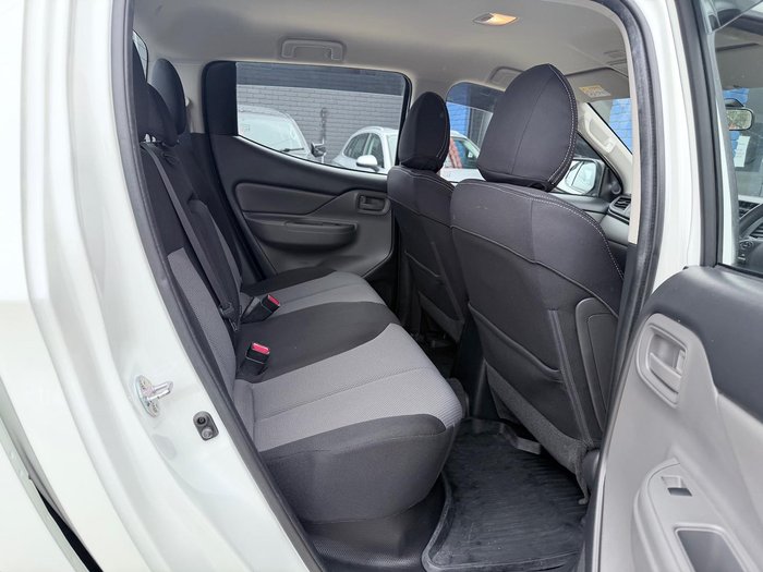 2018 Mitsubishi Triton GLX MQ MY18 4X4 Dual Range White