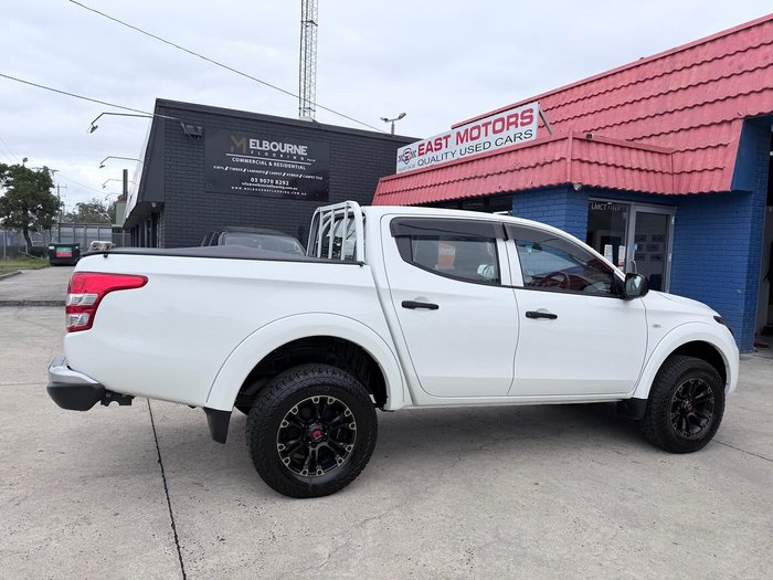 2018 Mitsubishi Triton GLX MQ MY18 4X4 Dual Range White