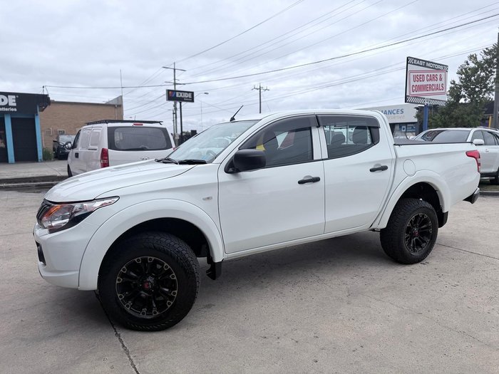 2018 Mitsubishi Triton GLX MQ MY18 4X4 Dual Range White
