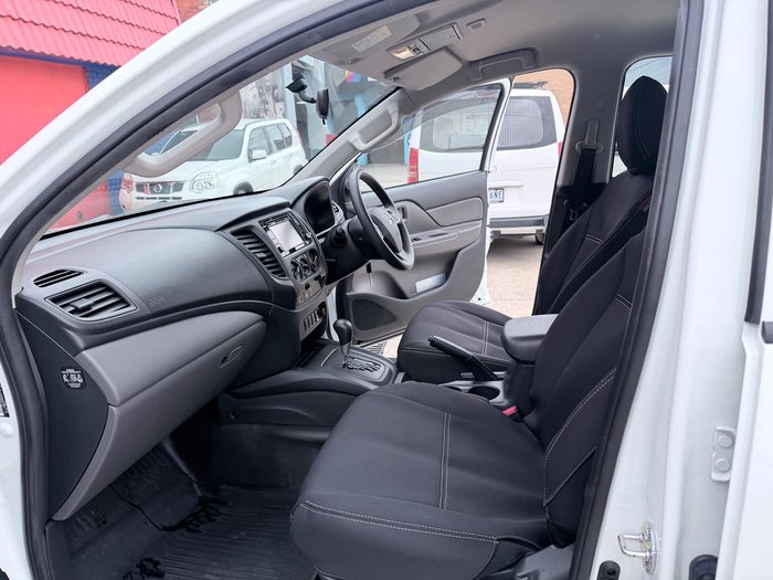 2018 Mitsubishi Triton GLX MQ MY18 4X4 Dual Range White