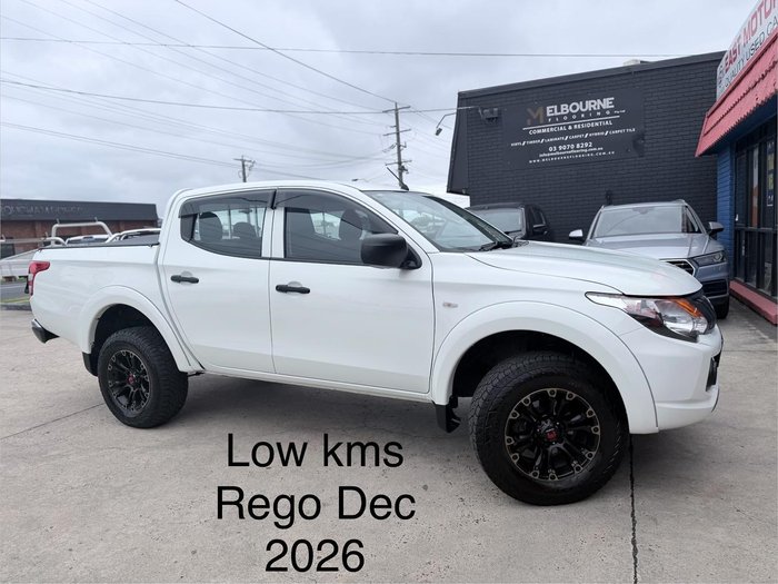 2018 Mitsubishi Triton GLX MQ MY18 4X4 Dual Range White