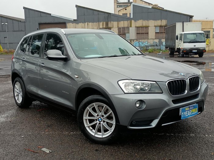 2012 BMW X3 xDrive20d F25 MY12 4X4 Constant Space Grey