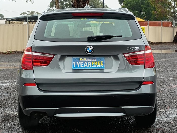 2012 BMW X3 xDrive20d F25 MY12 4X4 Constant Space Grey