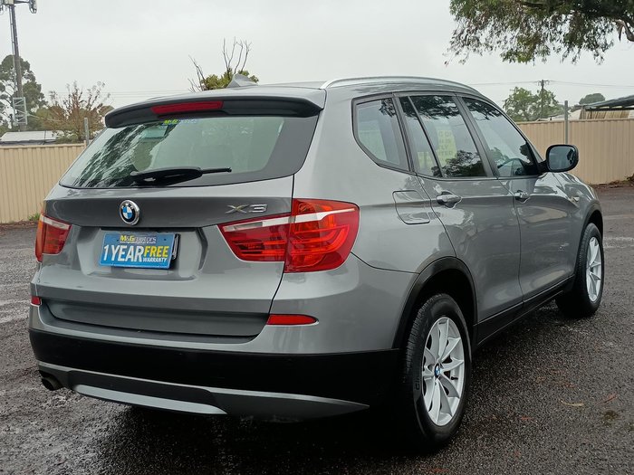 2012 BMW X3 xDrive20d F25 MY12 4X4 Constant Space Grey