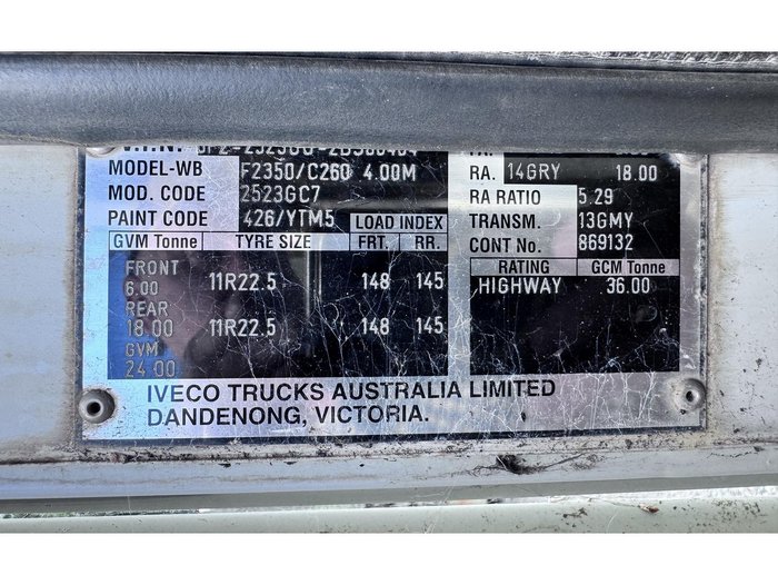 2002 Iveco Acco 2350G