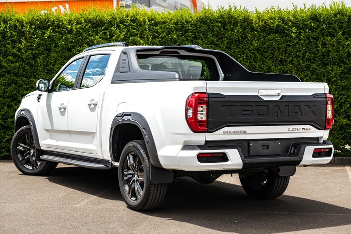 2023 LDV T60 Max LUXE Mega Tub SK8C MY23 4X4 Dual Range Blanc White