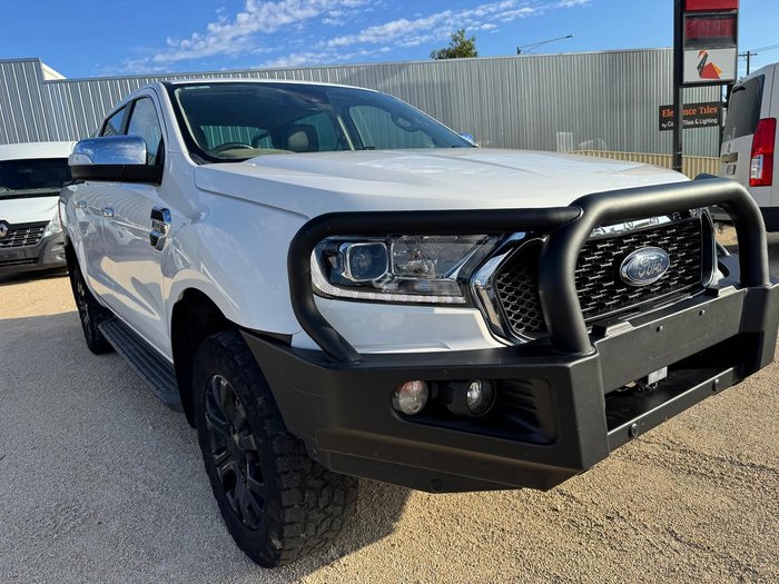 2021 Ford Ranger XLT PX MkIII MY21.25 4X4 Dual Range Arctic White