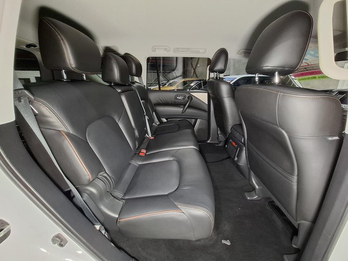 2022 Nissan Patrol Ti Y62 MY22 4X4 Dual Range Moonstone White