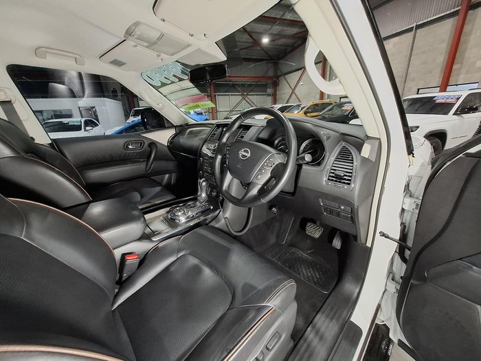 2022 Nissan Patrol Ti Y62 MY22 4X4 Dual Range Moonstone White